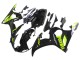 2003-2004 Glossy Black Neon Yellow Yamaha YZF R6 Motorcycle Fairings Australia