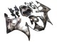 2003-2004 Grey Matte Black Geometric Yamaha YZF R6 Motorcycle Fairings Australia