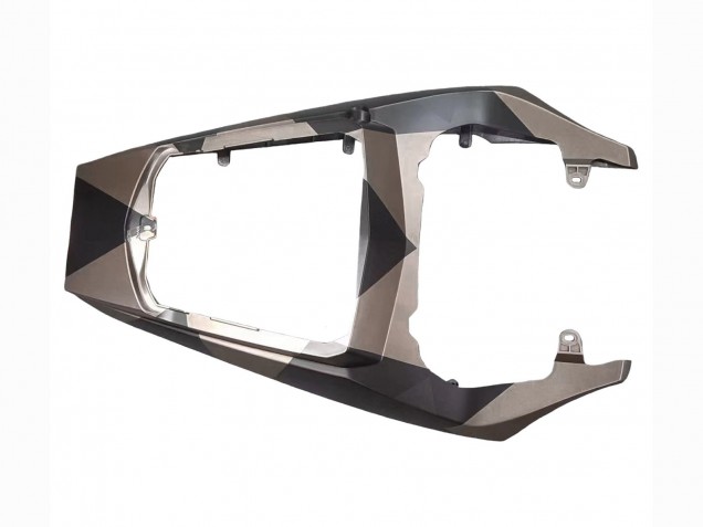 2003-2004 Grey Matte Black Geometric Yamaha YZF R6 Motorcycle Fairings Australia