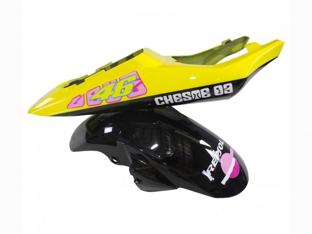 2003-2004 Yellow Pink Glossy Black Rossi Repsol 46 Yamaha YZF R6 Motorcycle Fairings Australia
