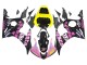 2003-2004 Yellow Pink Glossy Black Rossi Repsol 46 Yamaha YZF R6 Motorcycle Fairings Australia
