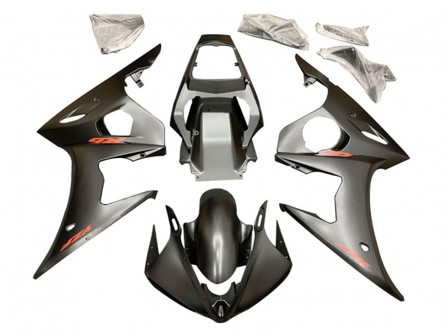 2006-2009 Matte Black Red Decals Yamaha YZF R6S Motorcycle Fairings Australia