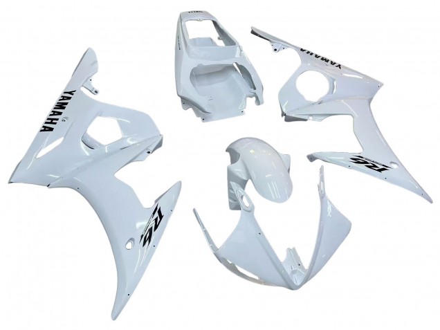 2003-2004 White Black Decals Yamaha YZF R6 Motorcycle Fairings Australia