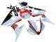 2003-2004 White Red Glossy Black Yamaha YZF R6 Motorcycle Fairings Australia