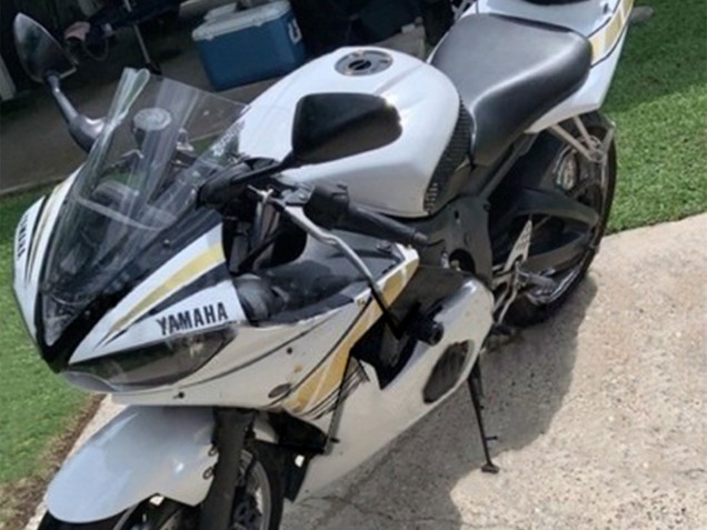2003-2004 White Gold Yamaha YZF R6 Motorcycle Fairings Australia