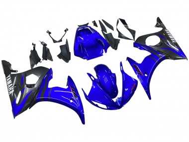 2005 Glossy Blue Black Yamaha YZF 600 R6 Motorcycle Fairings Australia