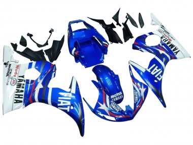 2005 Blue White Red Motul Michelin Fiat Yamaha YZF 600 R6 Motorcycle Fairings Australia