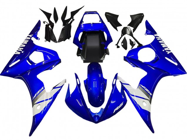 2005 Blue White Yamaha YZF 600 R6 Motorcycle Fairing Australia