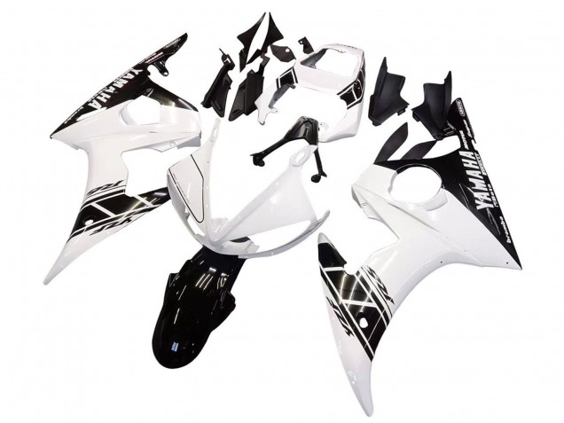 2005 White Black Yamaha YZF 600 R6 Motorcycle Fairings Australia