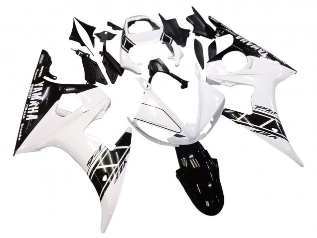 2005 White Black Yamaha YZF 600 R6 Motorcycle Fairings Australia