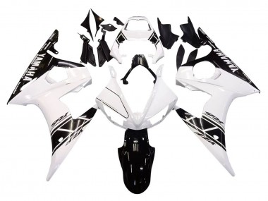 2005 White Black Yamaha YZF 600 R6 Motorcycle Fairings Australia