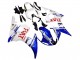 2005 White Blue Dunlop Fiat Motul Yamaha YZF 600 R6 Motorcycle Fairings Australia