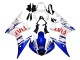 2005 White Blue Dunlop Fiat Motul Yamaha YZF 600 R6 Motorcycle Fairings Australia