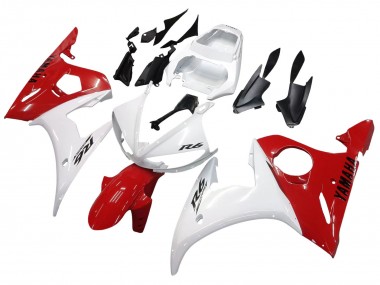 2005 White Red Yamaha YZF 600 R6 Motorcycle Fairings Australia