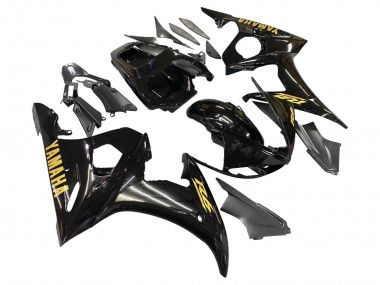 2005 Black Gold Yamaha YZF 600 R6 Motorcycle Fairings Australia
