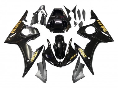 2005 Black Gold Yamaha YZF 600 R6 Motorcycle Fairings Australia