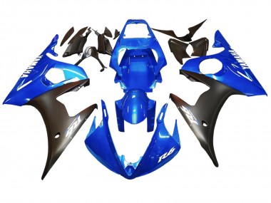 2005 Blue Matte Black Yamaha YZF 600 R6 Motorcycle Fairings Australia