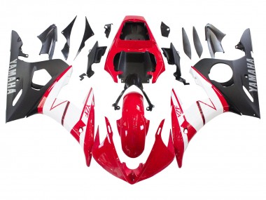 2005 Red White Matte Black Yamaha YZF 600 R6 Motorcycle Fairings Australia