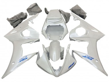 2005 White Blue Yamaha YZF 600 R6 Motorcycle Fairings Australia