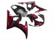 2005 Black with Red Flame Yamaha YZF 600 R6 Motorcycle Fairings Australia