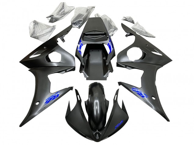 2005 Black Blue Yamaha YZF 600 R6 Motorcycle Fairings Australia