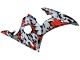 2005 Black Red Grey Camouflage Yamaha YZF 600 R6 Motorcycle Fairings Australia