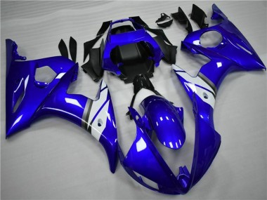 2005 Blue White Yamaha YZF 600 R6 Motorcycle Fairings Australia