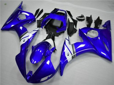 2005 Blue White Yamaha YZF 600 R6 Motorcycle Fairings Australia