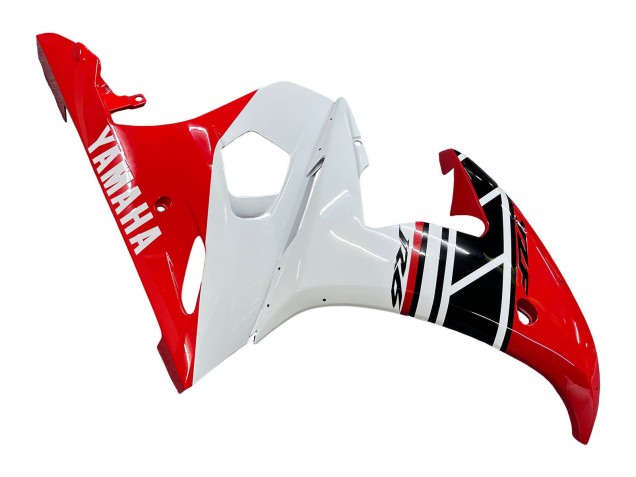 2005 White Red Glossy Black Yamaha YZF 600 R6 Motorcycle Fairings Australia
