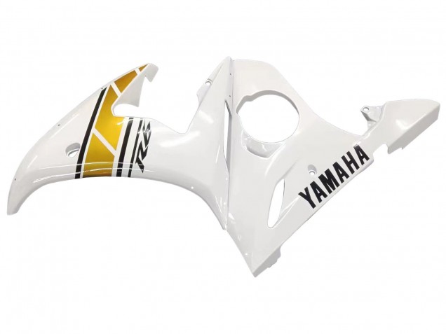 2005 White Gold Black Yamaha YZF 600 R6 Motorcycle Fairings Australia