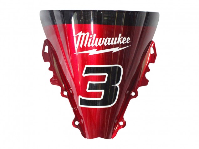 2006-2007 White Red Black Green Monster Milwaukee Yamaha YZF 600 R6 Motorcycle Fairings Australia