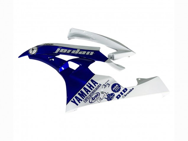 2006-2007 White Blue Jordan Yamaha YZF 600 R6 Motorcycle Fairings Australia