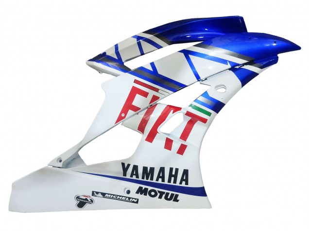 2006-2007 White Blue Red Fiat Motul Michelin Yamaha YZF 600 R6 Motorcycle Fairings Australia