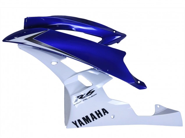 2006-2007 White Blue Black Yamaha YZF 600 R6 Motorcycle Fairings Australia