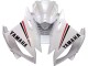 2006-2007 White Red Black Motul Yamaha YZF 600 R6 Motorcycle Fairings Australia