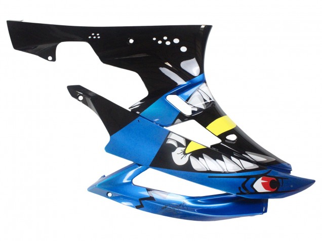 2006-2007 Blue Neon Green Black Shark Yamaha YZF 600 R6 Motorcycle Fairings Australia