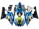 2006-2007 Blue Neon Green Black Shark Yamaha YZF 600 R6 Motorcycle Fairings Australia