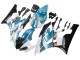 2006-2007 White Blue Black Semakin Didepan ENEOS Yamaha YZF 600 R6 Motorcycle Fairings Australia