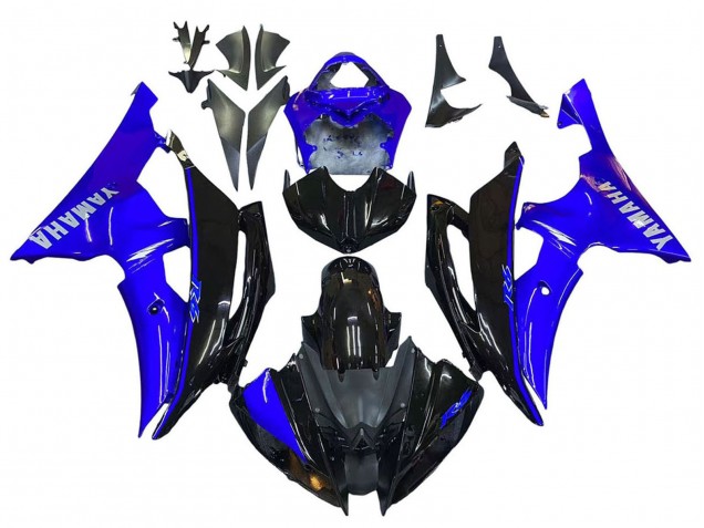 2008-2016 Blue Glossy Black Yamaha YZF 600 R6 Motorcycle Fairings Australia