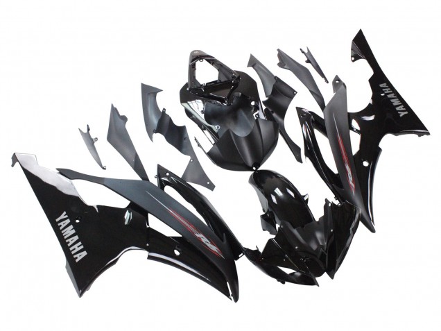 2008-2016 Glossy Black Matte Black Yamaha YZF 600 R6 Motorcycle Fairings Australia
