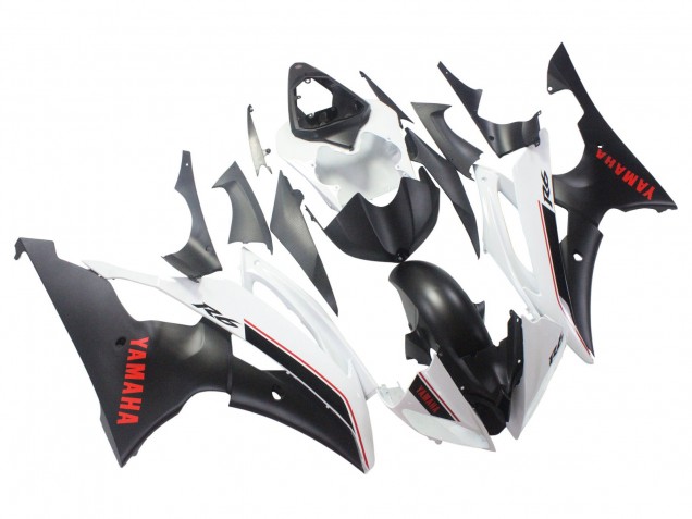 2008-2016 White Matte Black Red Decals Yamaha YZF 600 R6 Motorcycle Fairings Australia
