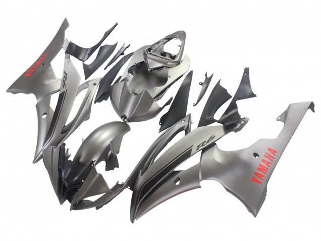 2008-2016 Matte Grey Red Decals Yamaha YZF 600 R6 Motorcycle Fairings Australia