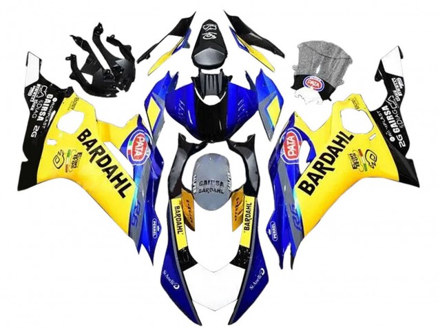 2008-2016 Yellow Blue Black Bardahl Yamaha YZF 600 R6 Motorcycle Fairings Australia