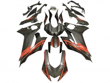 2017-2023 Red Black Carbon Fiber Style Yamaha YZF 600 R6 Motorcycle Fairings Australia