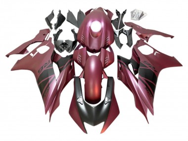 2017-2023 Maroon Red Matte Black Yamaha YZF 600 R6 Motorcycle Fairings Australia