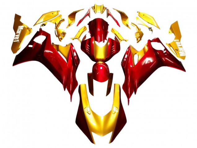 2017-2023 Gold Red Yamaha YZF 600 R6 Motorcycle Fairings Australia