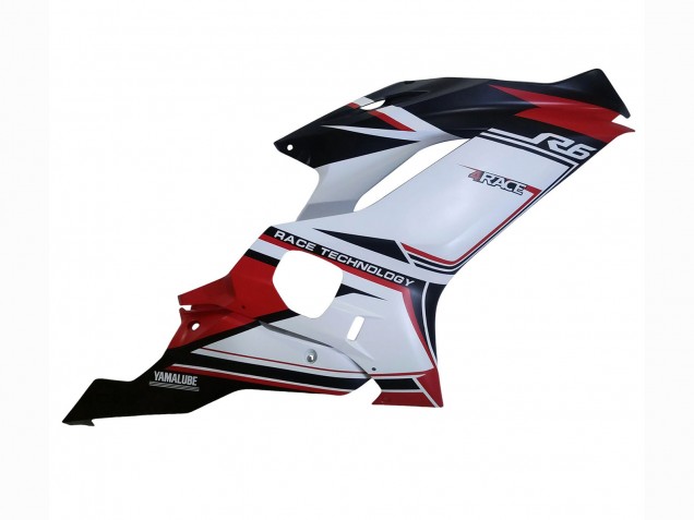 2017-2023 White Red Black Semakin Didepan Yamaha YZF 600 R6 Motorcycle Fairings Australia