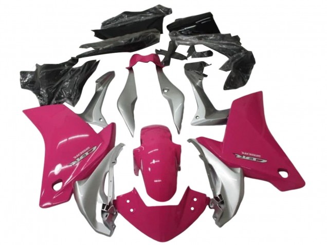 2011-2015 Silver Pink Honda CBR250RR Motorcycle Fairing Kits Australia