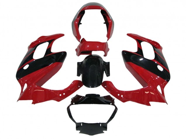 1997-2005 Red Glossy Black Honda VTR1000F Motorcycle Fairings Australia