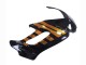 1997-2005 Glossy Black Gold Honda VTR1000F Motorcycle Fairings Australia